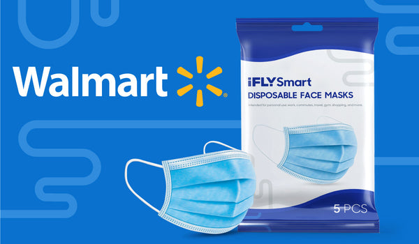 iFLYSmart 5-Piece Disposable Face Mask Packs Now Available Across All Walmart Stores